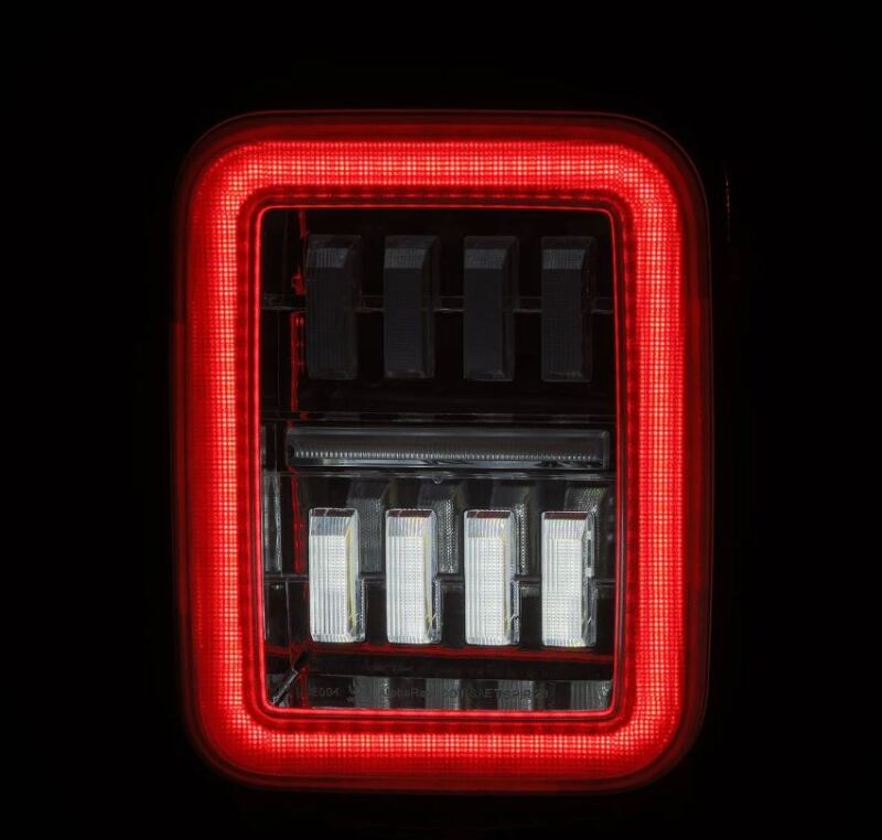 AlphaRex 602060 19-24 Jeep Gladiator JT Nova-Series Prismatic LED Tail Lights - Chrome