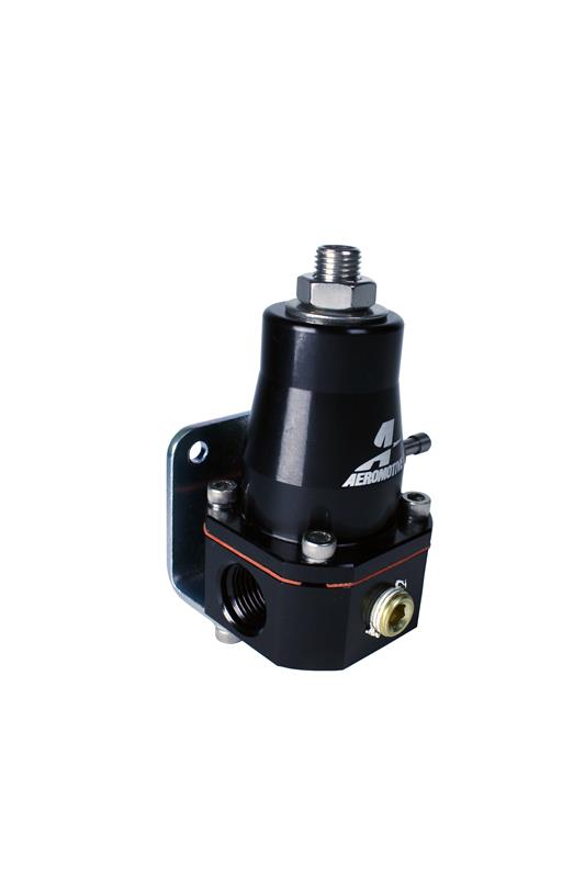 Aeromotive Adjustable Regulator Billet EFI Bypass - (2) -6 Inlets/(1) -6 Return - Black
