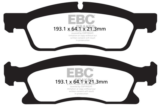EBC 13+ Dodge Durango 5.7 Yellowstuff Front Brake Pads DP42136R
