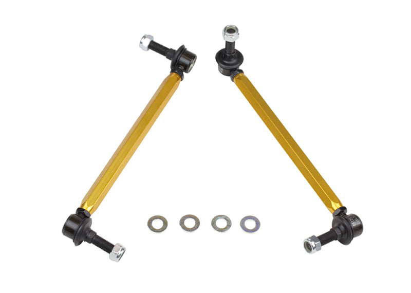 Whiteline KLC169 Front Sway Bar Link Kit Heavy Duty Adjustable Steel for 2007-2017 Toyota Camry, 2005-2014 Ford Mustang, 2001-2009 Toyota Prius and More
