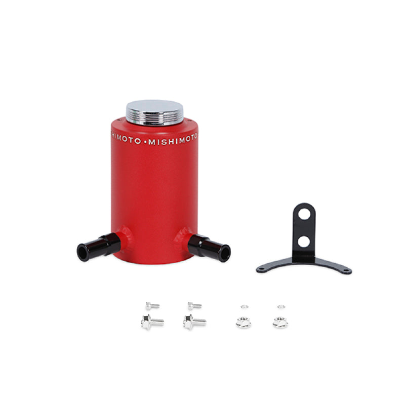 Mishimoto Aluminum Power Steering Reservoir Tank - Wrinkle Red - #MMRT-PSAWRD