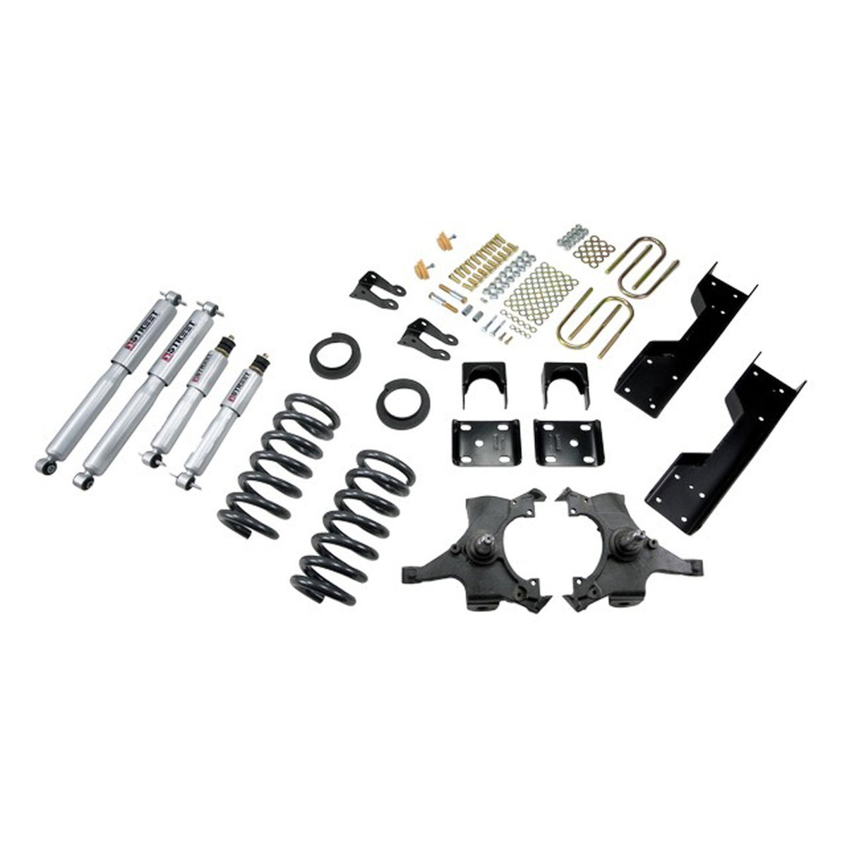 Belltech Lowering Kit with SP Shocks 4-5in F/6in R for 1992-1998 Chevrolet C1500/GMC C1500
