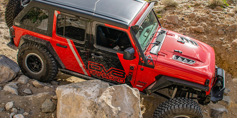 DV8 Offroad 18+ Jeep JL Rubicon Replica Hood - #HDMBJL-TA