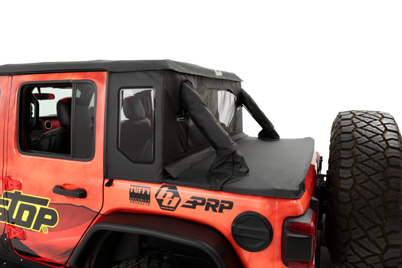 Bestop 18-23 Jeep Wrangler JL 4-Door Halftop Conversion Kit (Black Diamond)