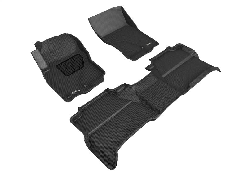 3D MAXpider Kagu Front & Rear Floor Mats for 2007-2012 Nissan Altima