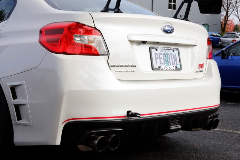 PERRIN 15-21 Subaru WRX/STI / 24-26 Crosstrek / 25-26 Forester Tow Hook Kit (Rear) -  Black