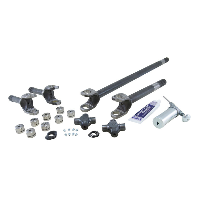 Yukon Gear & Axle ZA W24144 USA Standard 4340CM Repl Axle Kit For 74-79 Jeep Wagoneer / Dana 44 with Drum Brakes