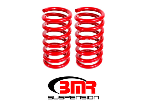BMR 15-26 S550 Mustang Rear Drag Version Lowering Springs - Red