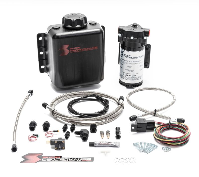 Snow Performance SNO-301-BRD Stage 1 Boost Cooler Water Injection Kit TD (w/SS Braided Line & 4AN Fittings)