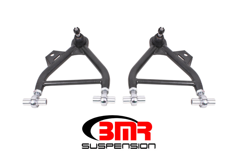 BMR 1979-1993 Mustang Lower A-Arm (Coilover Only) with Adj. Rod End and STD. Ball Joint - Black Hammertone