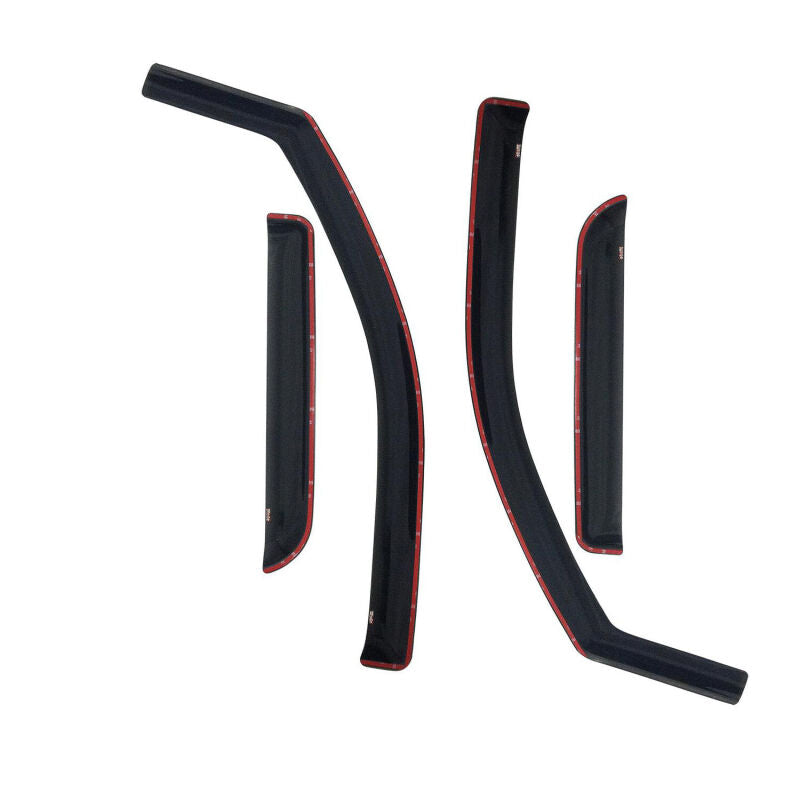 Westin 72-35403 In-Channel Wind Deflector 4-Piece for 2009-2026 Dodge/Ram Quad Cab Smoke