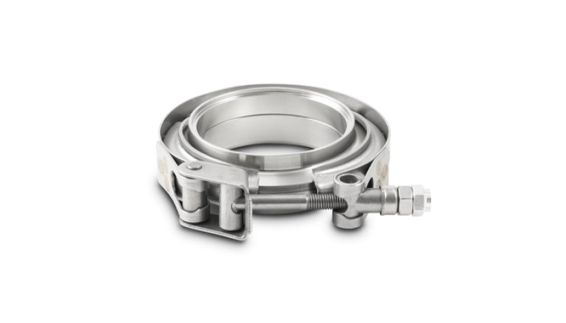 Vibrant T304 SS V-Band Flange Assembly for 2.25in O.D. Tubing incl 2 V-Band