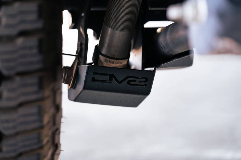 DV8 Offroad 2021-2022 Ford Bronco Rear Shock Guard Skid Plates - #SPBR-04