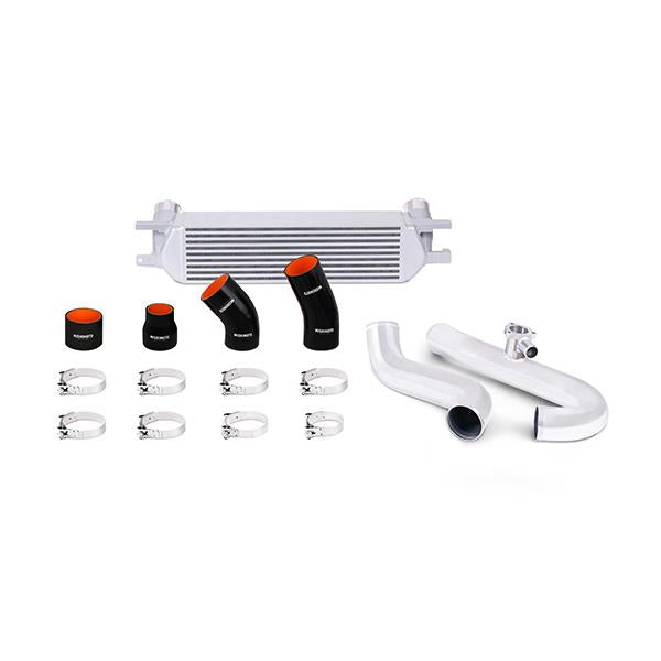 Mishimoto 2015 Ford Mustang EcoBoost Performance Intercooler Kit - Silver Core Polished Pipes - #MMINT-MUS4-15KPSL