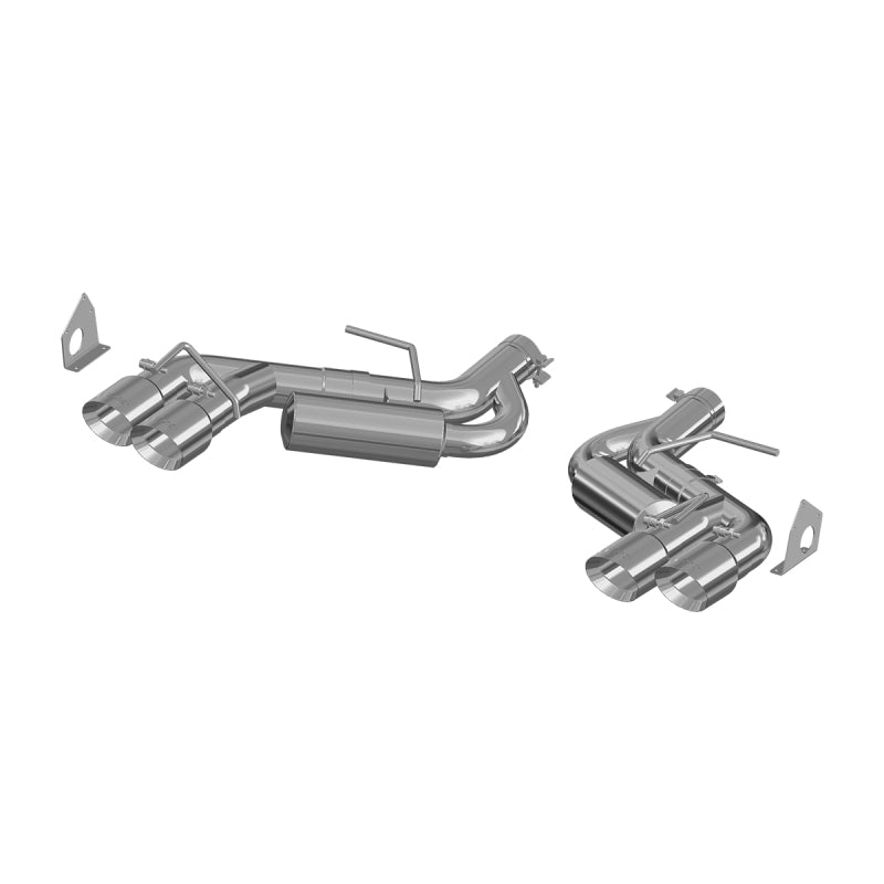 MBRP Camaro V8 6spd 3in Race Dual Axle Back with 4.5in Quad Dual-Wall