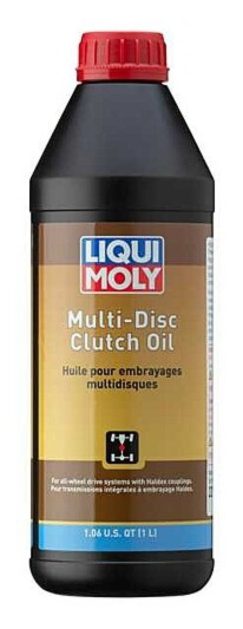 LIQUI MOLY 1L Multi-Disc Clutch Gear Oil for Haldex AWD (22194) - Pack of 6