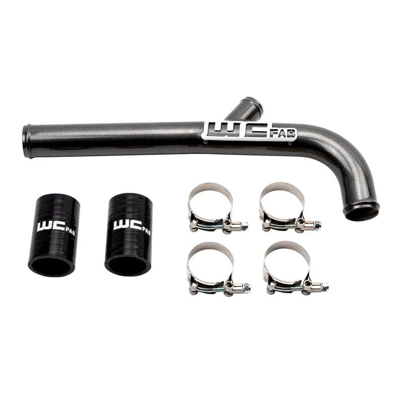 Wehrli Custom Fabrication WCF100867-BR Upper Coolant Pipe with Dual Radiator Bengal Red for 2013-2015 Ram 2500 / 3500 6.7L Cummins