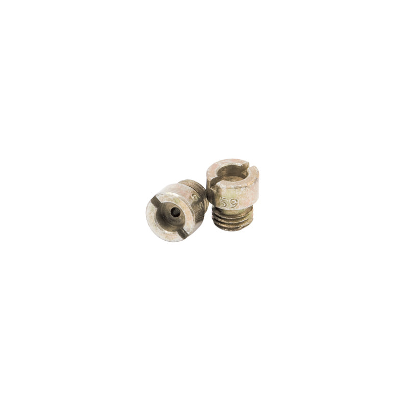 Edelbrock 12459 Standard Main Jets 1/4-32 Thread Jet 59 Size-0.058 in Quantity-2
