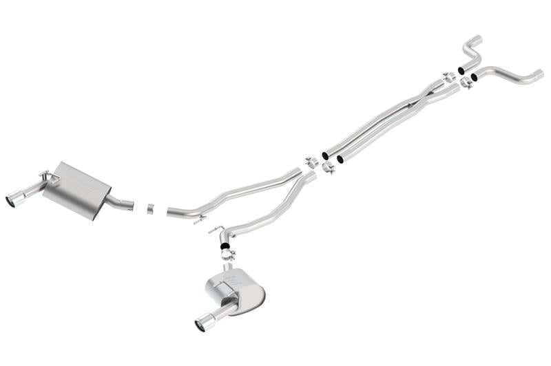 Borla 140526 14-15 Camaro 3.6L V6 Single Split Rear Exit Touring Catback Exhaust - #140526