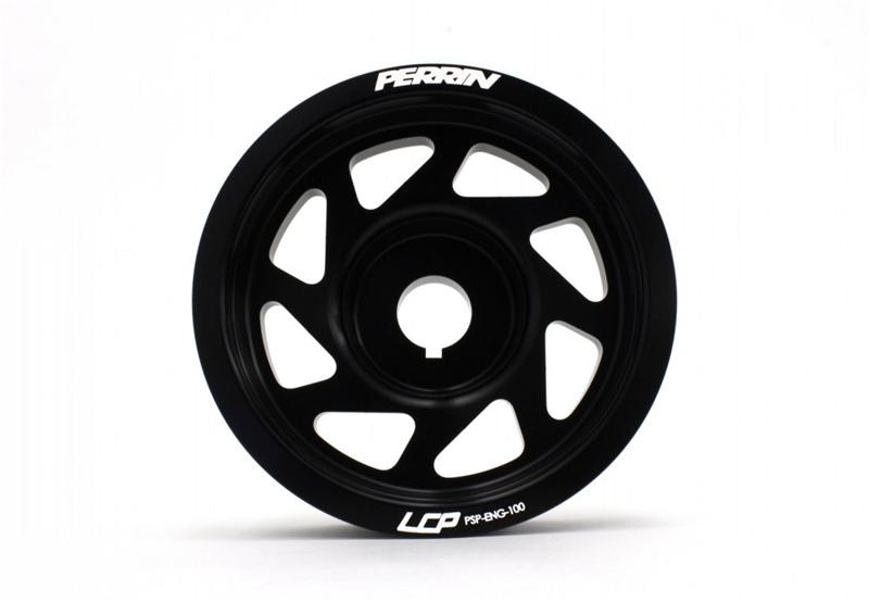 PERRIN 93-14 Subaru Impreza (Incl. 02-14 WRX) / 04-21 STI Lightened Crank Pulley - Black