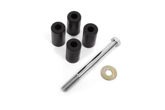 BMR 15-26 Ford Mustang S550 Rear Cradle Bushing Kit w/ Centering Sleeves- Black