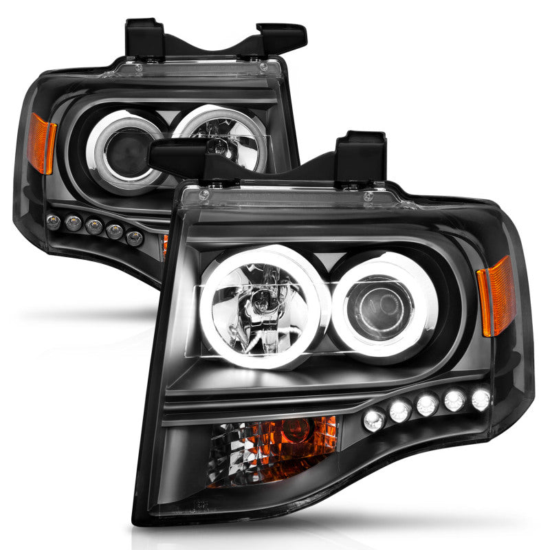 ANZO 2007-2014 Ford Expedition LED Projector Headlights