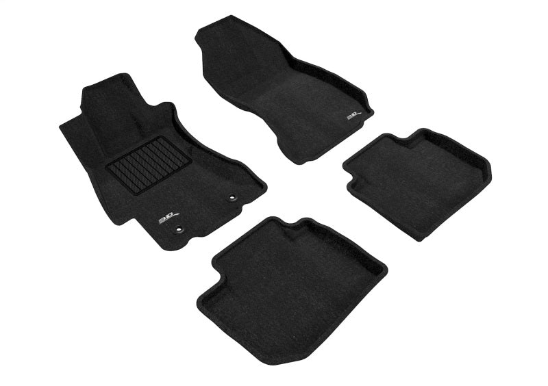 3D MAXpider Elegant Front & Rear Floor Mats for 2012-2016 Subaru Crosstrek/Impreza/XV Crosstrek