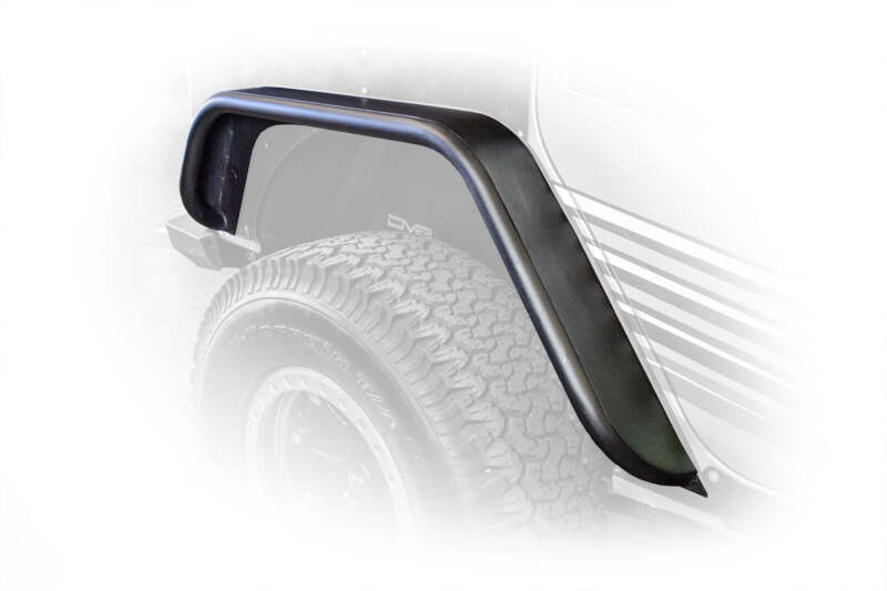 DV8 Offroad 07-18 Jeep Wrangler JK Front & Rear Flat Tube Fenders - #FENDB-02