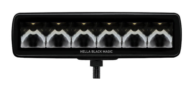 HELLA 358176211 Black Magic 6 LED Mini Light Bar - Spot Beam