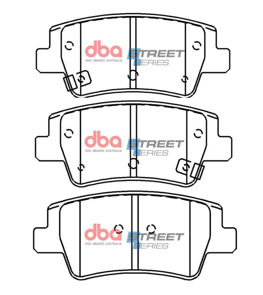 DBA 17-20 Hyundai Elantra GT Rear Street Series Brake Pads
