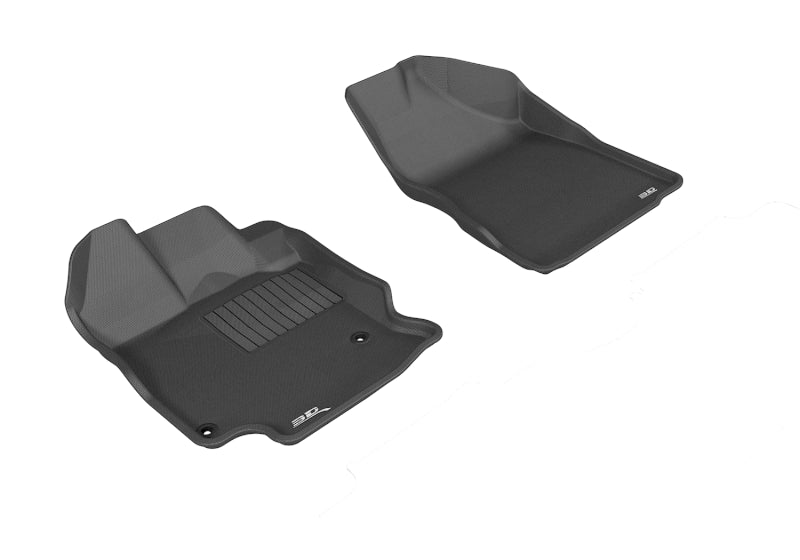 3D MAXpider Kagu Front Floor Mats for 2012 Toyota Venza