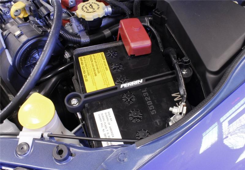 PERRIN 02-26 Subaru Impreza/WRX/STI & 13-26 Crosstrek/BRZ/FR-S/GR86/GR86 Battery Tie Down - Black