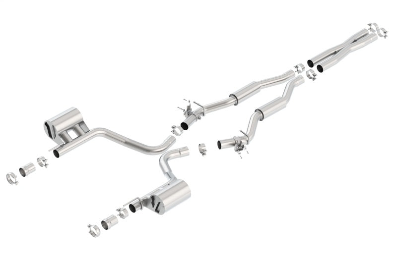 Borla 140640 2015 Dodge Challenger SRT/392 Hemi 6.4L V8 S-TYPE Catback Exhaust w/ Valves Factory Bezel - #140640