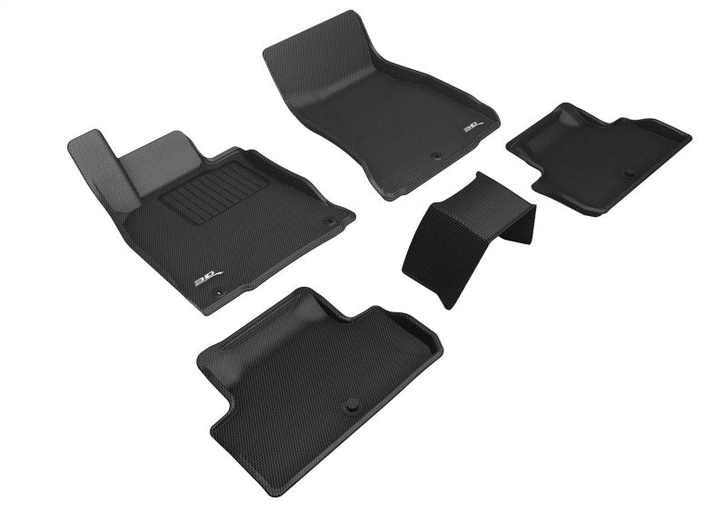3D MAXpider Kagu Front & Rear Floor Mats for 2019-2023 Genesis G70 (RWD)