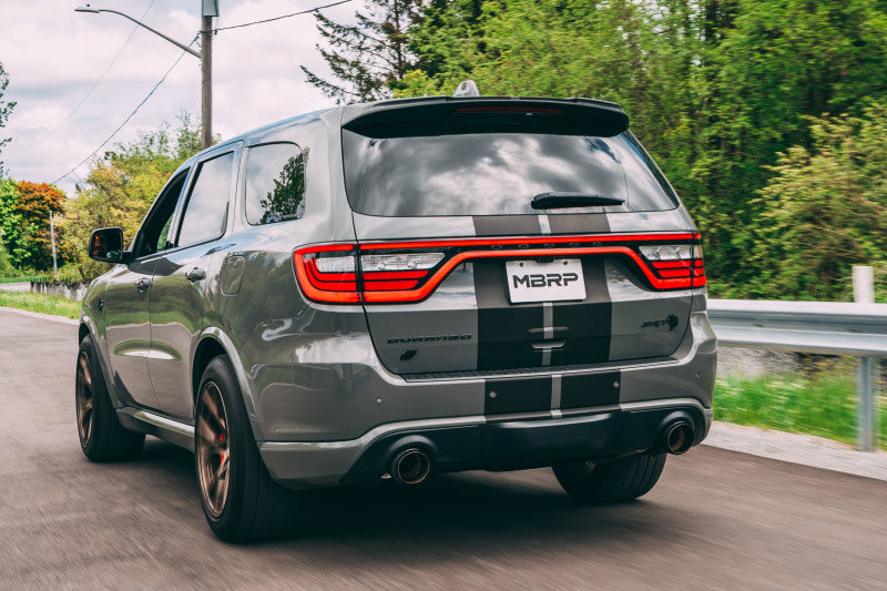 MBRP S5105AL 18-23 Dodge Durango SRT 6.4L Armor Lite AL Steel 3in Cat Back Exhaust Dual Rear Exit w/ SS Tips - #S5105AL