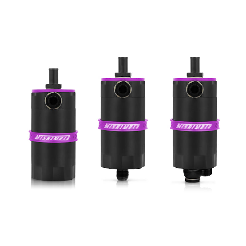 Mishimoto Universal Baffled Oil Catch Can - Purple - #MMBCC-UNI-PR