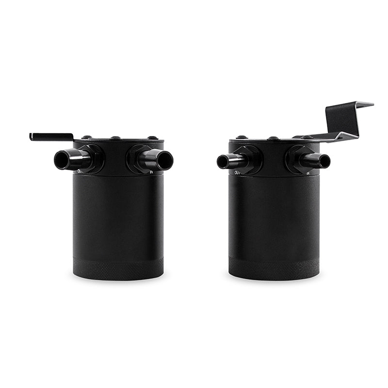 Mishimoto 2015+ Subaru WRX Baffled Oil Catch Can Kit - Black - #MMBCC-WRX-15SBE