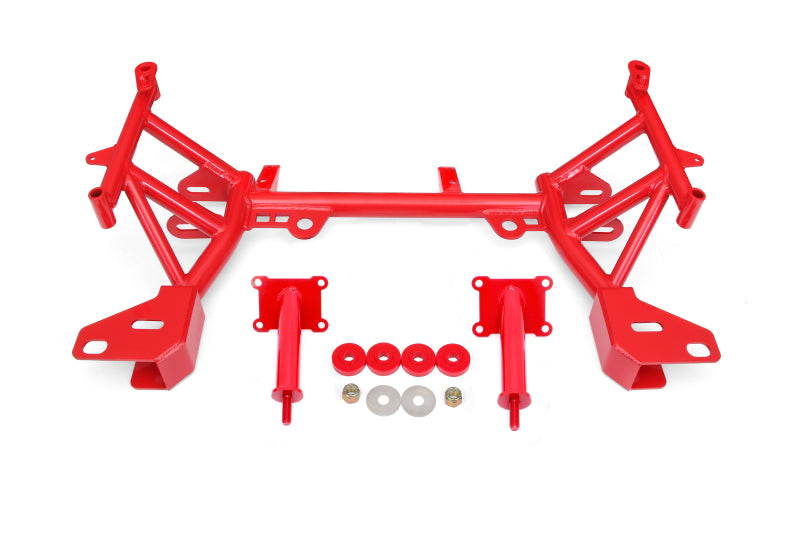 BMR 1993-2002 4th Gen F-Body K-member Low Mount Turbo LS1 Motor Mounts Pinto Mounts - Red