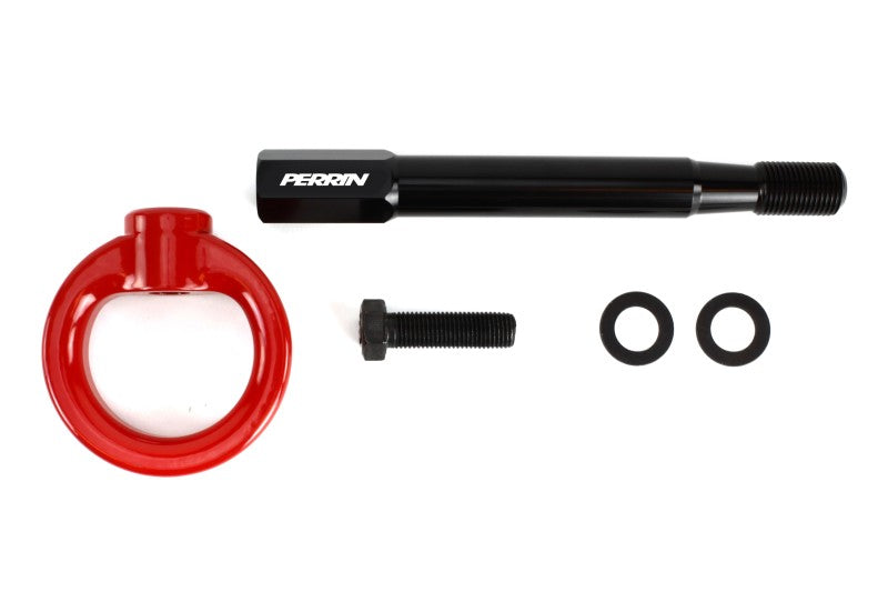 PERRIN 22-26 Subaru WRX / 18-23 Crosstrek / 20-25 OBXT / 17-23 Impreza Tow Hook Kit (Front) - Red
