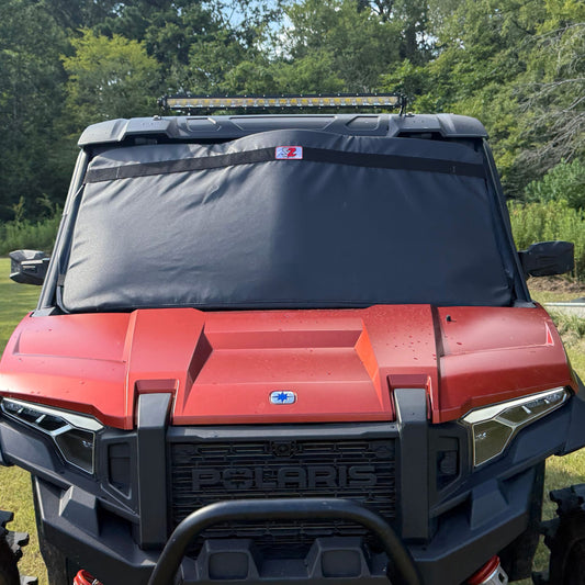 Seizmik 24+ Polaris Xpedition ADV/5 Windshield Protector - Black 66-10124