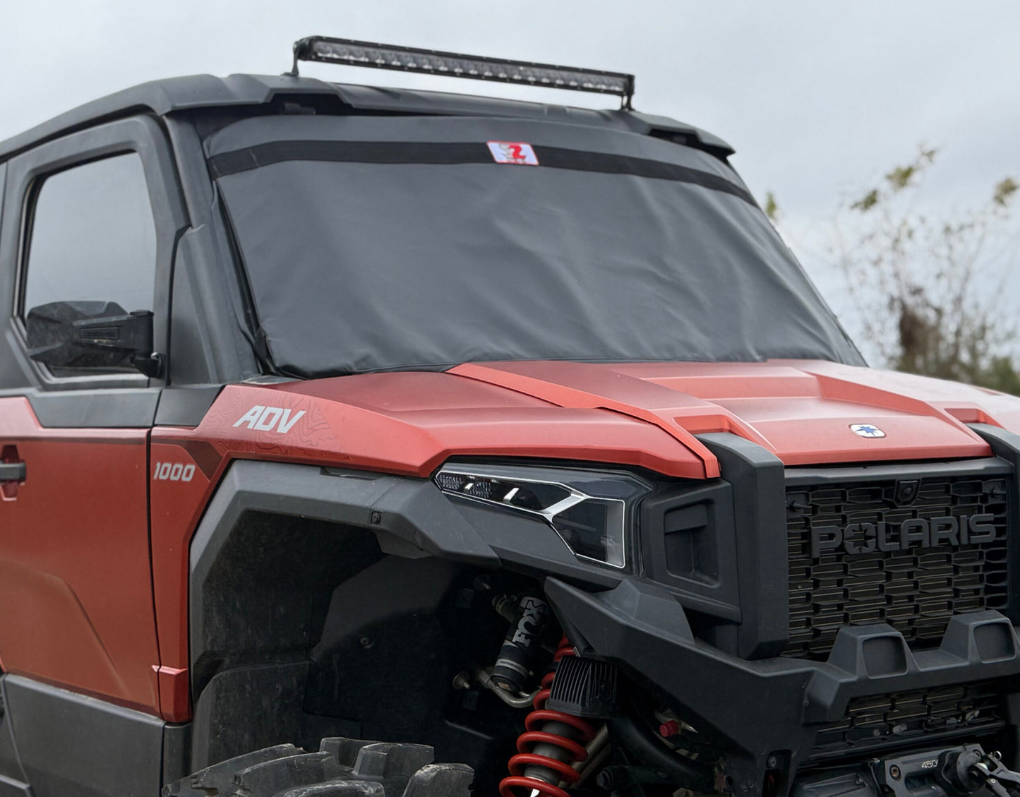 Seizmik 24+ Polaris Xpedition ADV/5 Windshield Protector - Black 66-10124