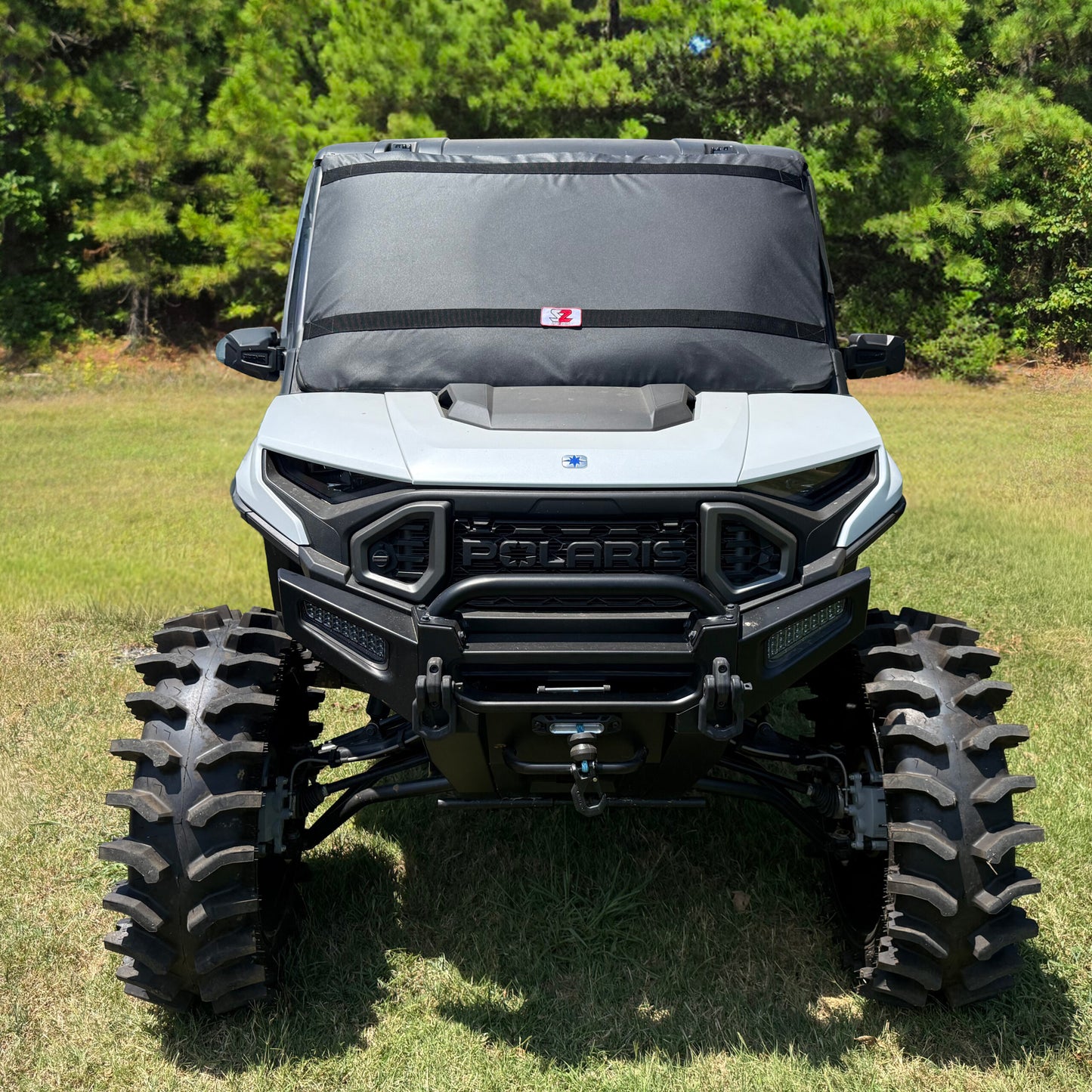Seizmik 24+ Polaris Ranger XD 1500 Windshield Protector - Black 66-10125