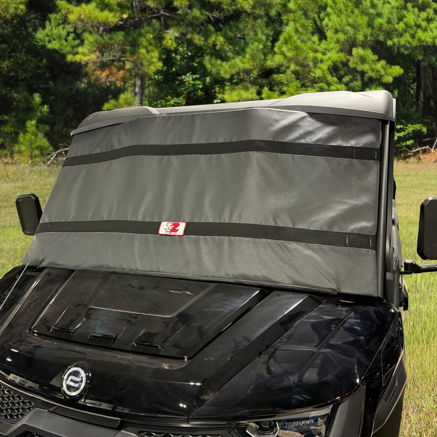 Seizmik 25+ CF Moto U10 PRO Highland Windshield Protector - Black 66-10128
