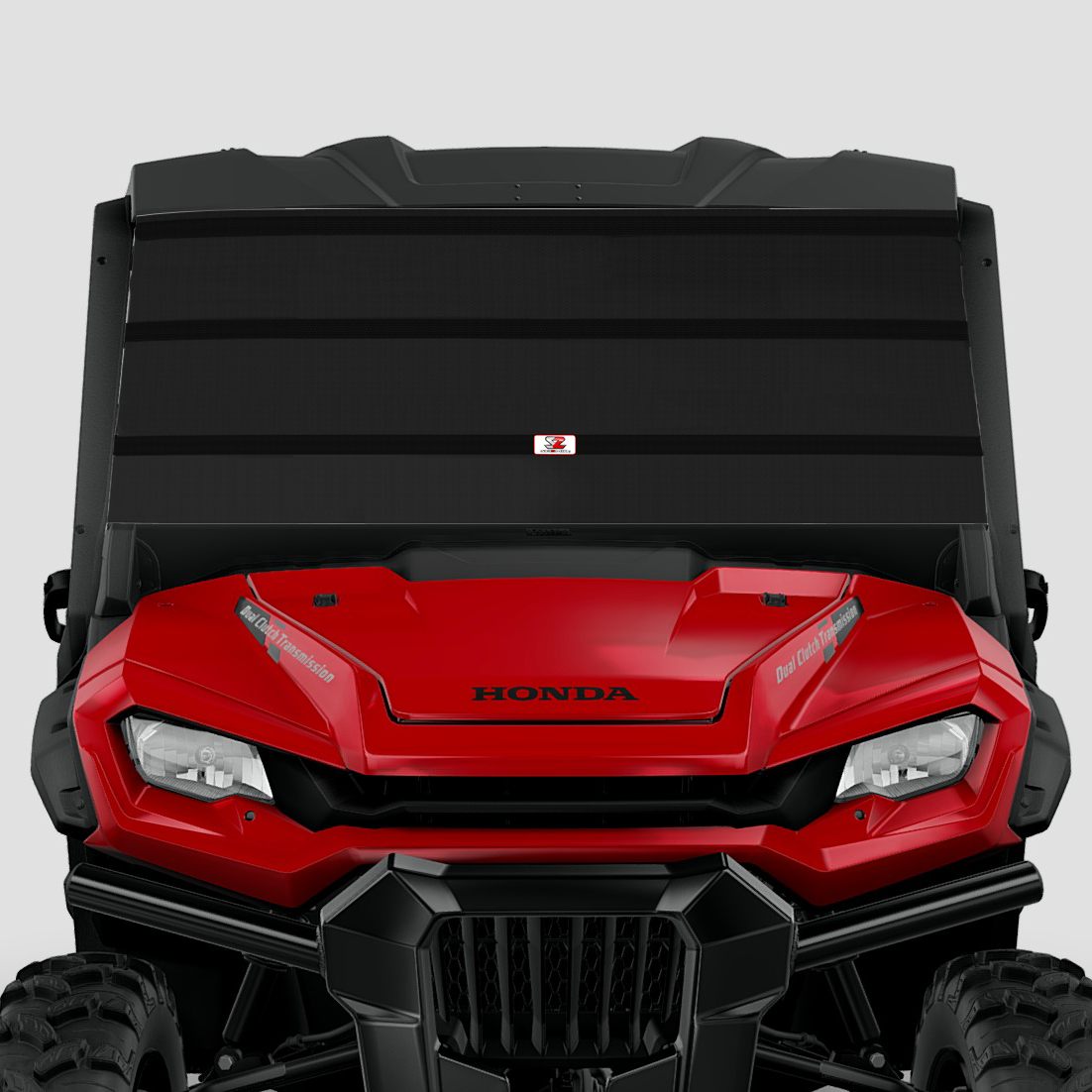Seizmik 16-25 Honda Pioneer 1000 Windshield Protector - Black 66-10130