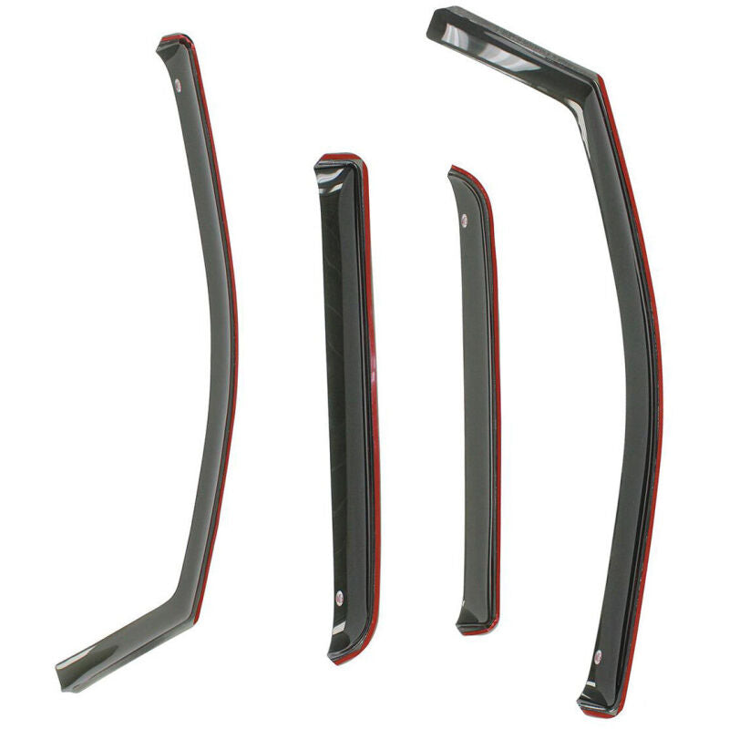 Westin 72-88415 In-Channel Wind Deflector 4pc for 2007-2021 Toyota Tundra CrewMax Smoke