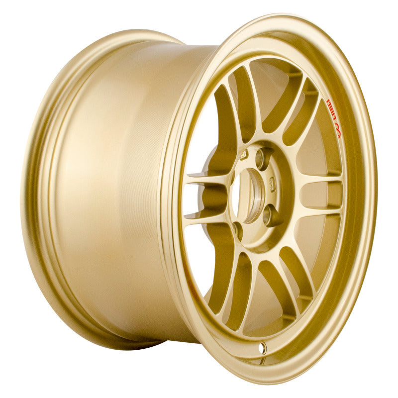 Enkei RPF1 17x9 5x100 35mm Offset F1 Yellow Wheel
