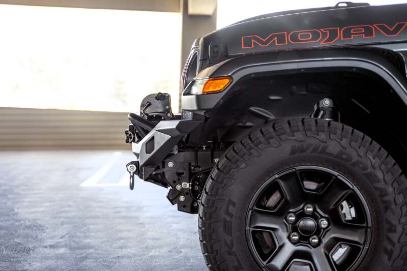 DV8 Offroad 07-18 Jeep Wrangler JK / 18-23 Wrangler JL / 20-23 Gladiator JT MTO Series Front Bumper - #FBJL-12