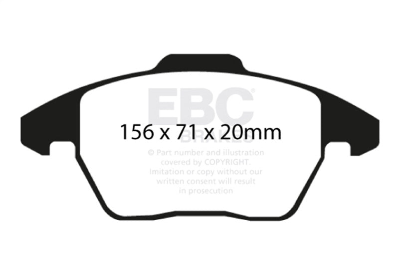 EBC 2017+ BMW M240 Coupe Bluestuff Front Brake Pads DP52130NDX
