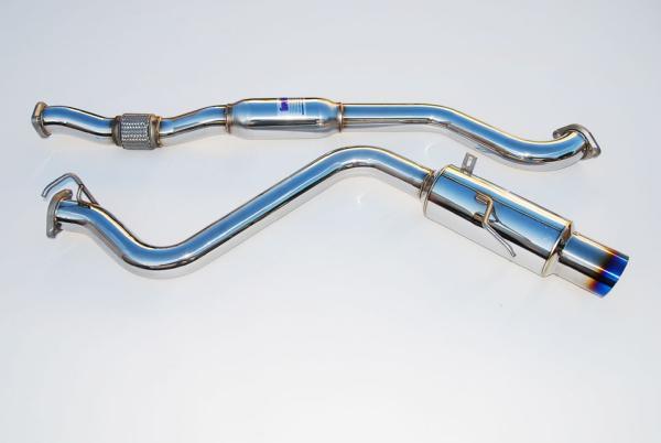 Invidia HS08SW4GTT 08-14 Subaru WRX Sedan Single N1 Titanium tip Cat-back Exhaust