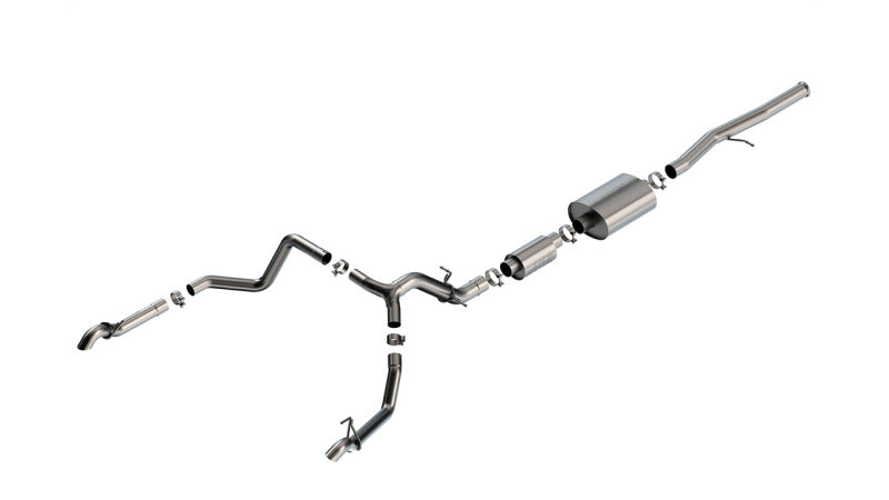 Borla 140914 22-23 Chevrolet Silverado 1500 ZR2 & AT4X 6.2L CC SB 147.5in WB S-Type Cat-Back - #140914